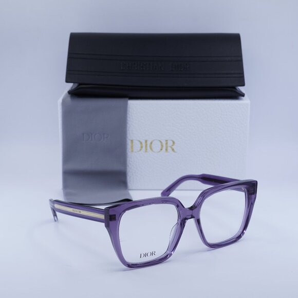 Final Price! Dior DIORSPIRITO S6I 6000 Violet Eyeglasses 54mm - Picture 1 of 8